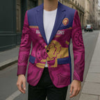 AFL Lions Football Custom Blazer Brisbane Fight For Victory Indigenous Art - Aussie Hoodie