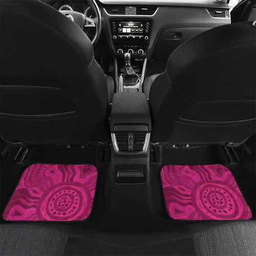 AFL Lions Football Custom Car Mats Brisbane Fight For Victory Indigenous Art - Aussie Hoodie