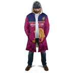 AFL Lions Football Custom Cloak Brisbane Fight For Victory Indigenous Art - Aussie Hoodie