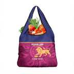 AFL Lions Football Custom Grocery Bag Brisbane Fight For Victory Indigenous Art - Aussie Hoodie
