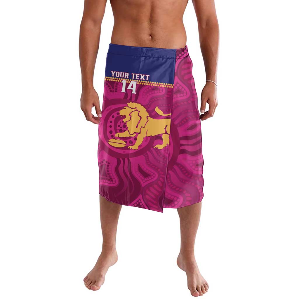 AFL Lions Football Custom Lavalava Brisbane Fight For Victory Indigenous Art - Aussie Hoodie