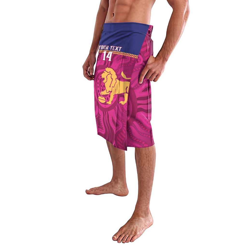 AFL Lions Football Custom Lavalava Brisbane Fight For Victory Indigenous Art - Aussie Hoodie