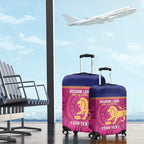 AFL Lions Football Custom Luggage Cover Brisbane Fight For Victory Indigenous Art - Aussie Hoodie