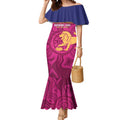AFL Lions Football Custom Mermaid Dress Brisbane Fight For Victory Indigenous Art - Aussie Hoodie