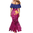 AFL Lions Football Custom Mermaid Dress Brisbane Fight For Victory Indigenous Art - Aussie Hoodie