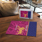 AFL Lions Football Custom Puzzle Brisbane Fight For Victory Indigenous Art - Aussie Hoodie
