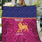 AFL Lions Football Custom Quilt Brisbane Fight For Victory Indigenous Art - Aussie Hoodie