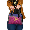 AFL Lions Football Custom Shoulder Handbag Brisbane Fight For Victory Indigenous Art - Aussie Hoodie