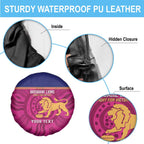 AFL Lions Football Custom Spare Tire Cover Brisbane Fight For Victory Indigenous Art - Aussie Hoodie