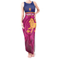 AFL Lions Football Custom Tank Maxi Dress Brisbane Fight For Victory Indigenous Art - Aussie Hoodie
