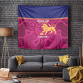 AFL Lions Football Custom Tapestry Brisbane Fight For Victory Indigenous Art - Aussie Hoodie