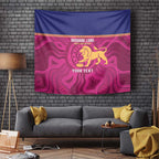 AFL Lions Football Custom Tapestry Brisbane Fight For Victory Indigenous Art - Aussie Hoodie