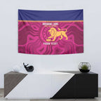 AFL Lions Football Custom Tapestry Brisbane Fight For Victory Indigenous Art - Aussie Hoodie