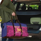 AFL Lions Football Custom Travel Bag Brisbane Fight For Victory Indigenous Art - Aussie Hoodie