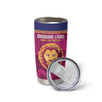 AFL Lions Football Custom Tumbler Cup Brisbane Fight For Victory Indigenous Art - Aussie Hoodie