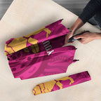 AFL Lions Football Custom Umbrella Brisbane Fight For Victory Indigenous Art - Aussie Hoodie