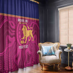 AFL Lions Football Custom Window Curtain Brisbane Fight For Victory Indigenous Art - Aussie Hoodie