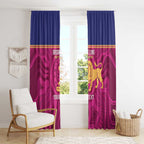 AFL Lions Football Custom Window Curtain Brisbane Fight For Victory Indigenous Art - Aussie Hoodie