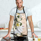 Australia Long-billed Corella Apron Cacatua Tenuirostris Plumeria Aboriginal Art - Aussie Hoodie