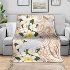 Australia Long-billed Corella Blanket Cacatua Tenuirostris Plumeria Aboriginal Art - Aussie Hoodie