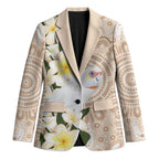 Australia Long-billed Corella Blazer Cacatua Tenuirostris Plumeria Aboriginal Art - Aussie Hoodie