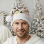 Australia Long-billed Corella Christmas Santa Hat Cacatua Tenuirostris Plumeria Aboriginal Art - Aussie Hoodie