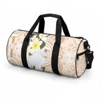 Australia Long-billed Corella Duffle Bag Cacatua Tenuirostris Plumeria Aboriginal Art
