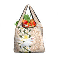 Australia Long-billed Corella Grocery Bag Cacatua Tenuirostris Plumeria Aboriginal Art - Aussie Hoodie