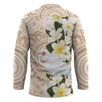 Australia Long-billed Corella Hockey Jersey Cacatua Tenuirostris Plumeria Aboriginal Art - Aussie Hoodie