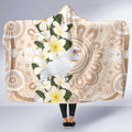 Australia Long-billed Corella Hooded Blanket Cacatua Tenuirostris Plumeria Aboriginal Art - Aussie Hoodie