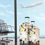 Australia Long-billed Corella Luggage Cover Cacatua Tenuirostris Plumeria Aboriginal Art - Aussie Hoodie