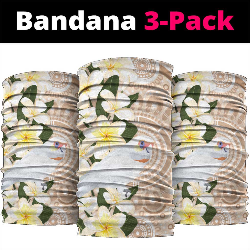 Australia Long-billed Corella Neck Gaiter Cacatua Tenuirostris Plumeria Aboriginal Art - Aussie Hoodie
