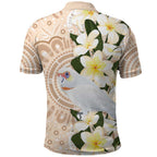 Australia Long-billed Corella Polo Shirt Cacatua Tenuirostris Plumeria Aboriginal Art - Aussie Hoodie