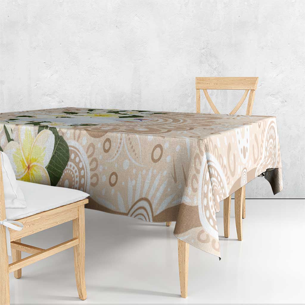 Australia Long-billed Corella Tablecloth Cacatua Tenuirostris Plumeria Aboriginal Art - Aussie Hoodie