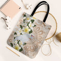 Australia Long-billed Corella Tote Bag Cacatua Tenuirostris Plumeria Aboriginal Art - Aussie Hoodie
