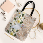 Australia Long-billed Corella Tote Bag Cacatua Tenuirostris Plumeria Aboriginal Art - Aussie Hoodie