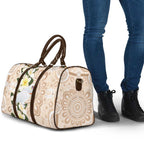 Australia Long-billed Corella Travel Bag Cacatua Tenuirostris Plumeria Aboriginal Art - Aussie Hoodie