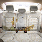 Australia Little Corella Back Car Seat Cover Cacatua Sanguinea Western Grevillea Aboriginal Art - Aussie Hoodie