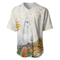 Australia Little Corella Baseball Jersey Cacatua Sanguinea Western Grevillea Aboriginal Art - Aussie Hoodie