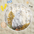 Australia Little Corella Beach Blanket Cacatua Sanguinea Western Grevillea Aboriginal Art - Aussie Hoodie