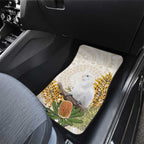 Australia Little Corella Car Mats Cacatua Sanguinea Western Grevillea Aboriginal Art - Aussie Hoodie