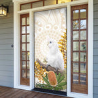 Australia Little Corella Door Cover Cacatua Sanguinea Western Grevillea Aboriginal Art - Aussie Hoodie