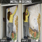 Australia Little Corella Door Cover Cacatua Sanguinea Western Grevillea Aboriginal Art - Aussie Hoodie