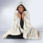 Australia Little Corella Hooded Blanket Cacatua Sanguinea Western Grevillea Aboriginal Art - Aussie Hoodie