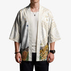 Australia Little Corella Kimono Cacatua Sanguinea Western Grevillea Aboriginal Art - Aussie Hoodie