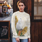 Australia Little Corella Ugly Christmas Sweater Cacatua Sanguinea Western Grevillea Aboriginal Art - Aussie Hoodie