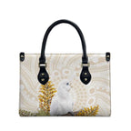 Australia Little Corella Leather Bag Cacatua Sanguinea Western Grevillea Aboriginal Art - Aussie Hoodie
