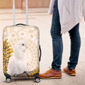 Australia Little Corella Luggage Cover Cacatua Sanguinea Western Grevillea Aboriginal Art - Aussie Hoodie