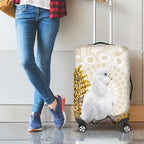 Australia Little Corella Luggage Cover Cacatua Sanguinea Western Grevillea Aboriginal Art - Aussie Hoodie