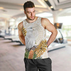Australia Little Corella Men Tank Top Cacatua Sanguinea Western Grevillea Aboriginal Art - Aussie Hoodie